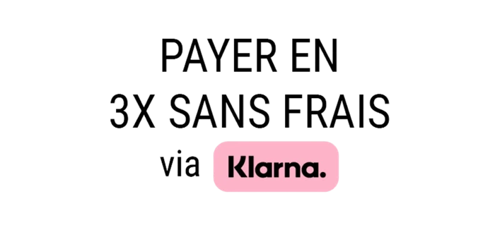 Réglez vos achats en ligne NATURA en 3x sans frais grâce à Klarna