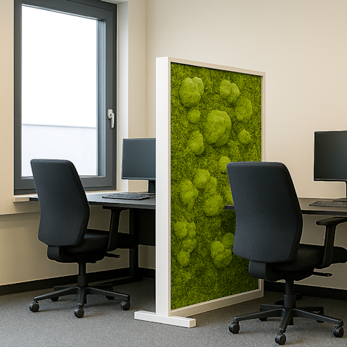 Les tableaux de mousse naturelle :  Design, confort et Acoustique pour vos espaces