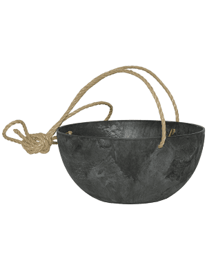 
                  
                    Fiona Hanger Black — Hauteur: 12 Profondeur: 9 Diametre: 25 Ouverture: 14 cm
                  
                