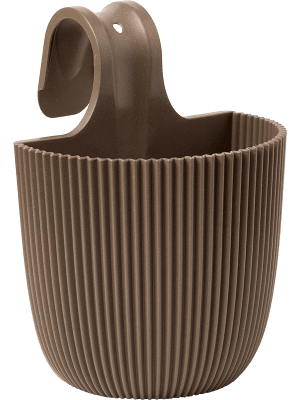 
                  
                    Balconnière Chaud Taupe — Hauteur: 28 Profondeur: 20 Diametre: 21 Ouverture: 20 cm
                  
                