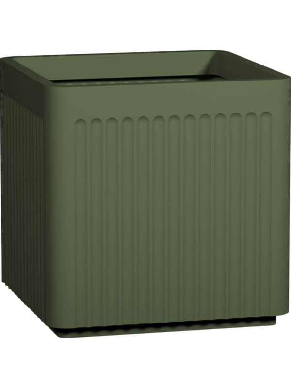 
                  
                    Pottery Pots Ionic Block Linea Vert Sage Green — 40 × 40 × H40 cm — 6IONBLG02
                  
                