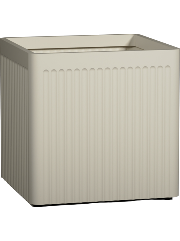 
                  
                    Pottery Pots Ionic Block Linea Blanc Silk White — 50 × 50 × H50 cm — 6IONBLW03
                  
                