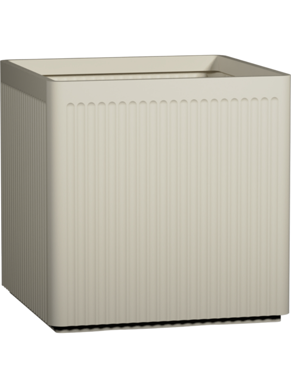
                  
                    Pottery Pots Ionic Block Linea Blanc Silk White — 60 × 60 × H60 cm — 6IONBLW05
                  
                