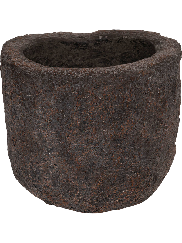 
                  
                    Pot Limestone Hollow H 22 cm - Ø 25 cm Brun Fossil Dark — Pottery Pots
                  
                