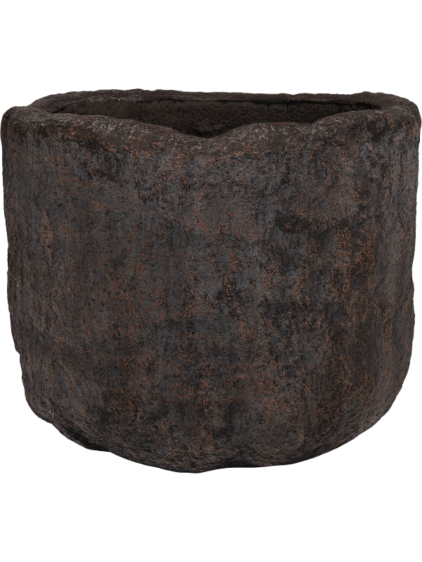 
                  
                    Pot Limestone Mesa H 33 cm - Ø 40,5 cm Brun Fossil Dark — Pottery Pots
                  
                