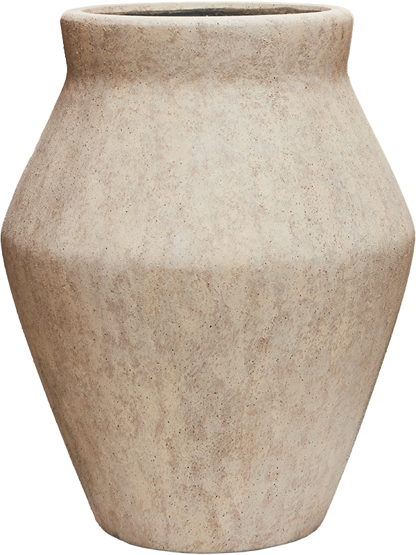 
                  
                    Pot haut Mineral Travertine fleuri
                  
                