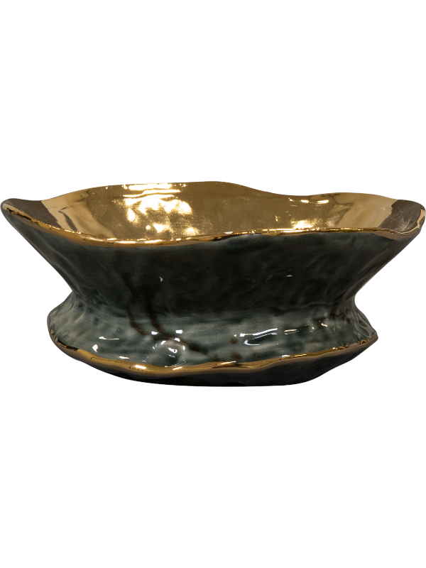 Alfie Bowl Mystic Grey, coupe en céramique émaillée Ter Steege