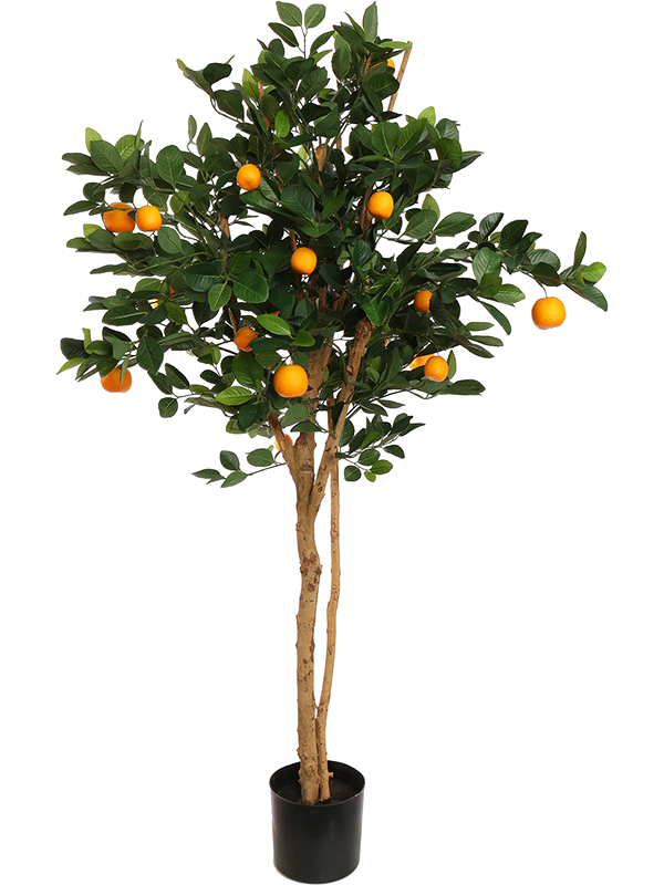 
                  
                    Golden Orange artificiel, oranger à fruits orange et tronc naturel — 8JA7041OR
                  
                