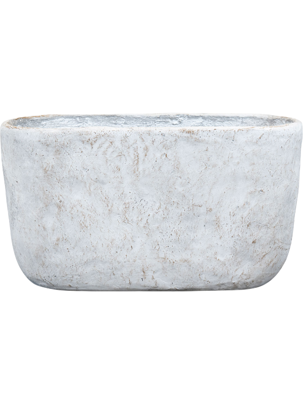 
                  
                    Jardinière Joel Ter Steege ivoire en céramique, longueur 36 cm, largeur 13 cm, hauteur 20 cm, référence 6PTR77485.
                  
                