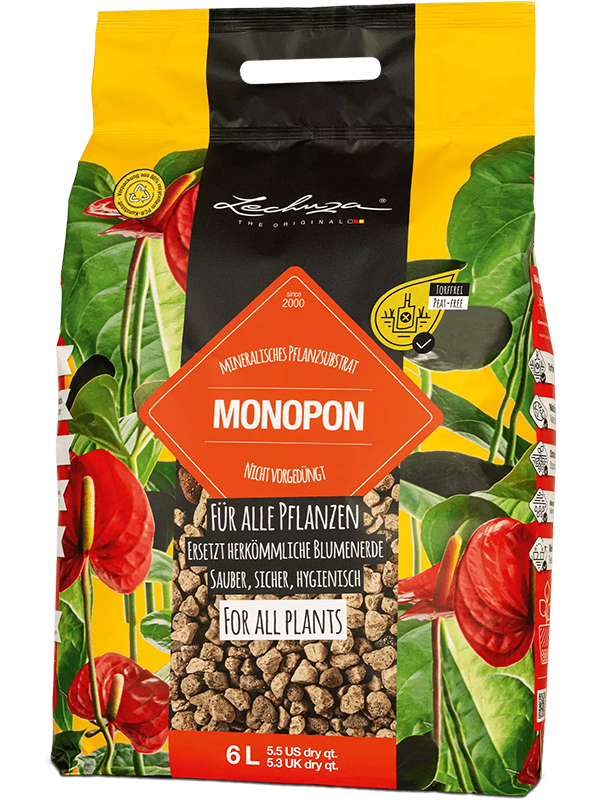 
                  
                    Lechuza Mono Pon, substrat minéral sans tourbe en sac de 6 litres
                  
                