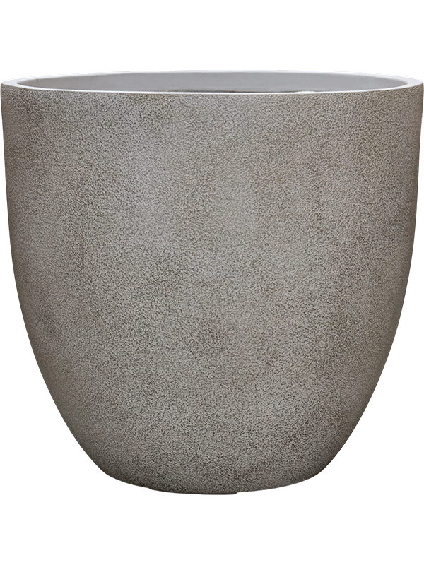 
                  
                    Pot Antwerp Planter gris brun, silhouette galbée en fiberclay
                  
                