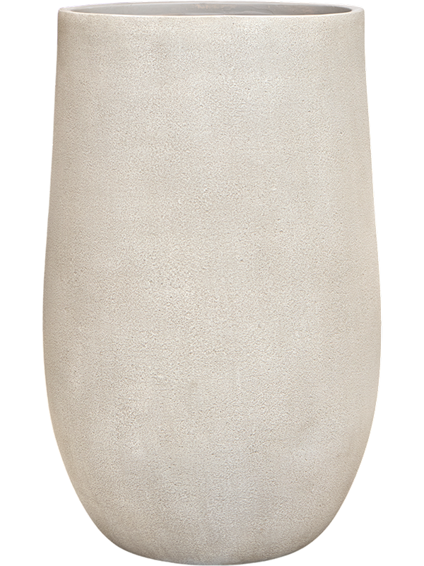 
                  
                    Pot Antwerp haut beige en fiberclay, grand format
                  
                