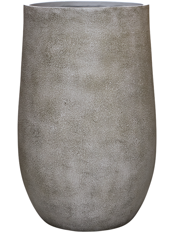 
                  
                    Pot Antwerp haut gris brun en fiberclay, grand format
                  
                
