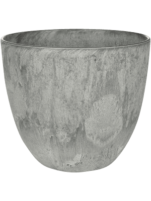 Pot Artstone Bola gris diamètre 17 cm