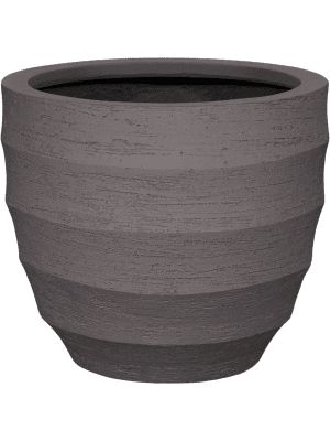 
                  
                    Pot Bordo New Egg Ash Brown, fiberstone strié, diamètre 45 cm, 6DLBF7958
                  
                