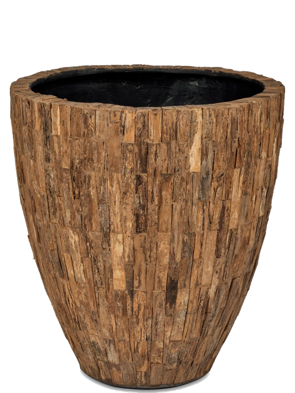 Pot Plantinum Bosco Cemani, hauteur 65 cm, vue du contenant vide — 6BOSA0651