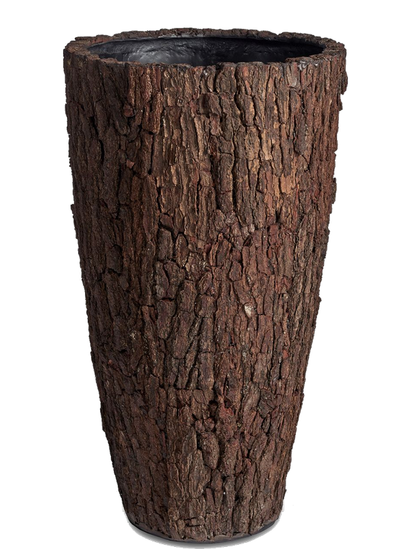 Pot Plantinum Bosco bark Marron Hauteur: 90 Diametre: 46,5 Ouverture: 44,5 – 6BOSA0111 – NATURA