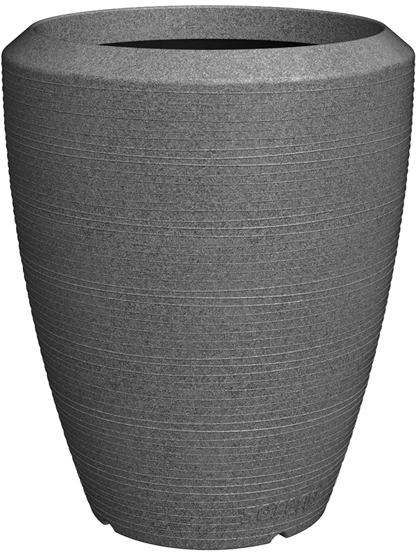 Pot Capi Arc Granite Anthracite H76 Ø66 cm — 6CAP8022A
