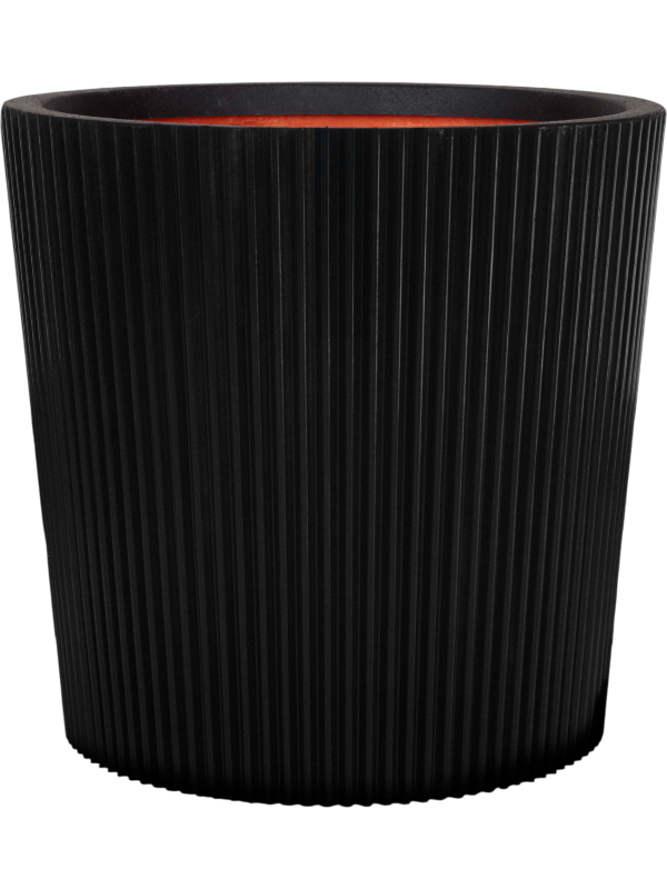 
                  
                    Pot Capi Roots Groove Vase Conique Noir H34 Ø36 cm — 6CAPTG114
                  
                