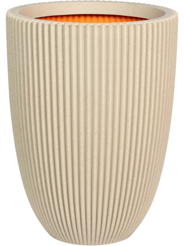 
                  
                    Pot Capi Roots Groove Élégant Pebble, Ø 34 × H 46 cm, stries verticales
                  
                