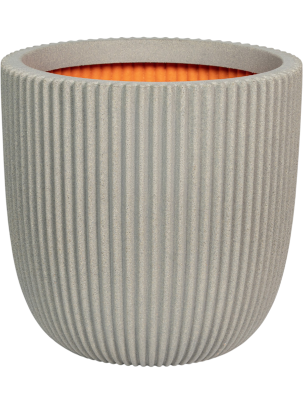 
                  
                    Capi Roots Groove Pot Boule Couleur Béton, diamètre 35 cm, relief strié
                  
                