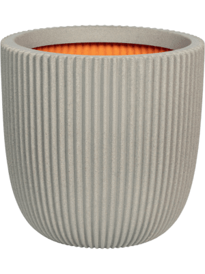 
                  
                    Capi Roots Groove Pot Boule Couleur Béton, diamètre 43 cm, relief strié
                  
                