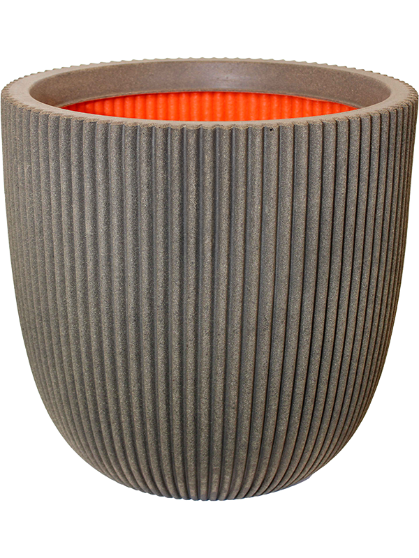 
                  
                    Capi Roots Groove Pot Boule Chaud Taupe, diamètre 54 cm, relief strié
                  
                