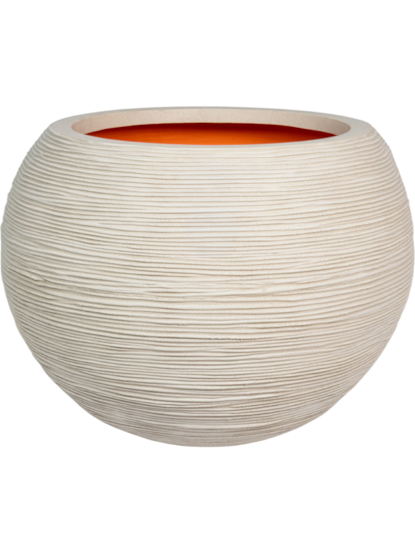
                  
                    Pot Capi Roots Rib boule basse Pebble, Ø 40 × H 32 cm, relief strié
                  
                