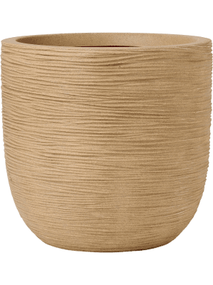 
                  
                    Capi Roots Rib Pot Boule Beige, diamètre 43 cm, texture striée
                  
                