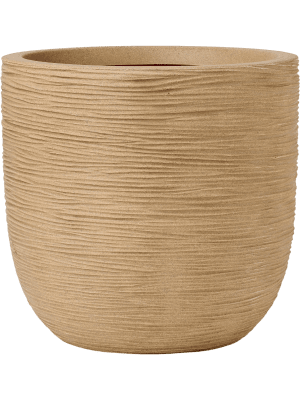 
                  
                    Capi Roots Rib Pot Boule Beige, diamètre 54 cm, texture striée
                  
                