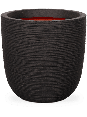 
                  
                    Capi Roots Rib Pot Boule Noir, diamètre 54 cm, texture striée
                  
                
