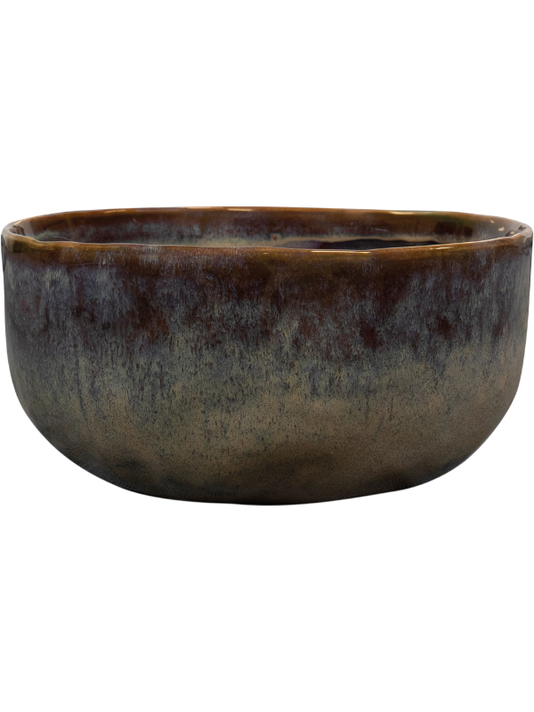 Coupe Brian Ter Steege Marrakesh, céramique émaillée, hauteur 10 cm, diamètre 21 cm