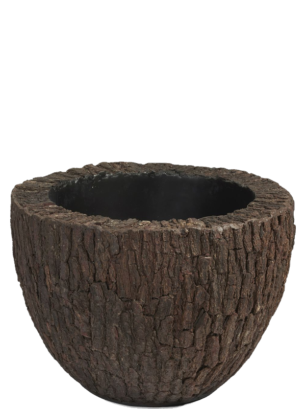 Pot Plantinum Bowl Plus Bark – H40 Ø55 cm – 6BOSA5115