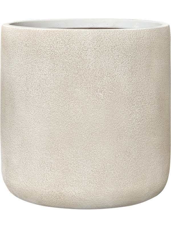 
                  
                    Pot Antwerp Cylinder beige en fiberclay fait main, diamètre 37 cm et hauteur 37 cm
                  
                