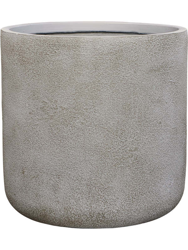 
                  
                    Pot Antwerp Cylinder gris brun en fiberclay fait main, diamètre 37 cm et hauteur 37 cm
                  
                
