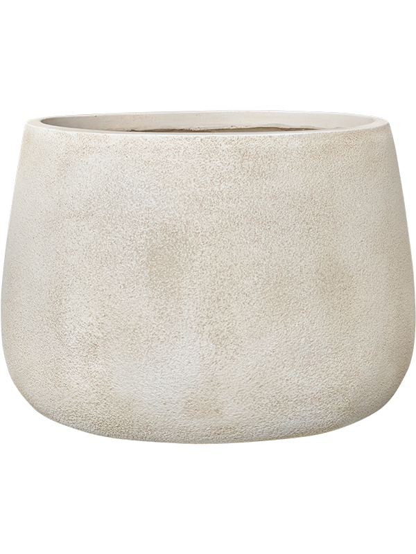 
                  
                    Pot Antwerp Darcy beige en fiberclay fait main, diamètre 50 cm et hauteur 35 cm
                  
                