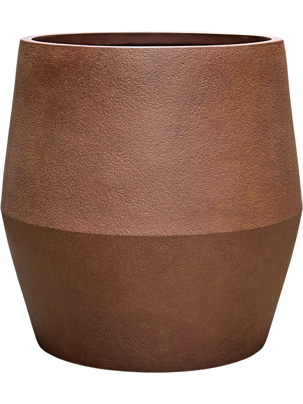 
                  
                    Pot Antwerp rouille en fiberclay fait main, diamètre 47,5 cm et hauteur 48,5 cm
                  
                