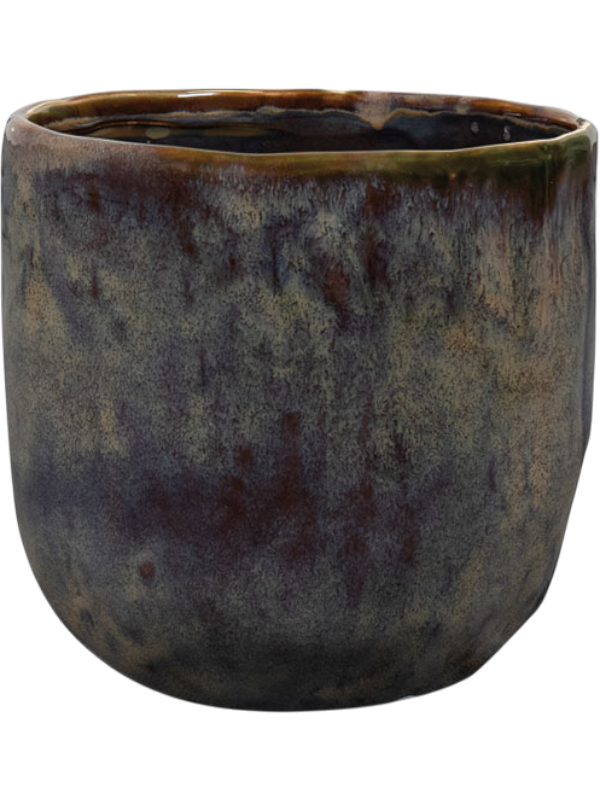 
                  
                    Pot Brian Ter Steege Marrakesh, céramique émaillée, hauteur 13 cm, diamètre 14 cm
                  
                