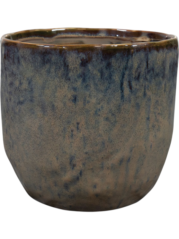 
                  
                    Pot Brian Ter Steege Marrakesh, céramique émaillée, hauteur 17 cm, diamètre 18 cm
                  
                