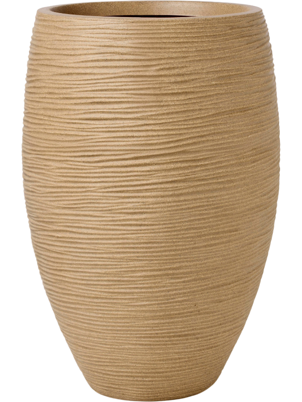 
                  
                    Pot haut Capi Roots Rib Beige, hauteur 58 cm, photo détourée
                  
                