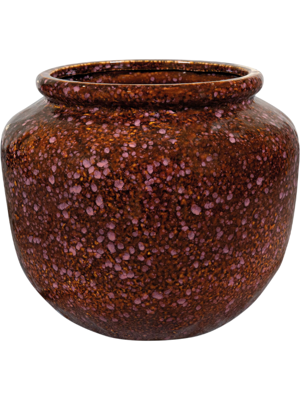 
                  
                    Pot Kelsey Ter Steege Mauve vintage, céramique émaillée, hauteur 24 cm, diamètre 30 cm
                  
                