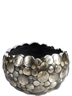 Pot Plantinum Cebu Round Bowl