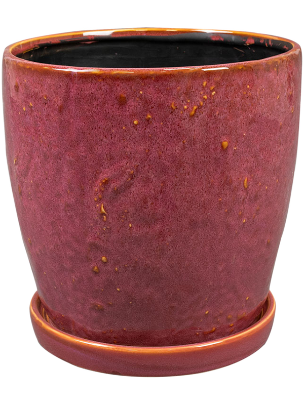 
                  
                    Pot Vivi avec soucoupe Ter Steege rouge cerise, hauteur 16 cm, diamètre 17 cm
                  
                