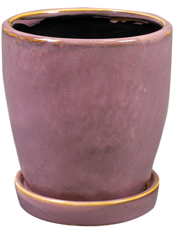 
                  
                    Pot Vivi avec soucoupe Ter Steege mauve, hauteur 14 cm, diamètre 14 cm
                  
                