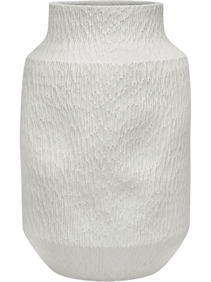 
                  
                    Organic Flow High L Cloud White, pot haut en fibrociment fait main
                  
                