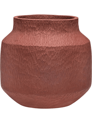 
                  
                    Organic Flow Mid L Berry Red, pot en fibrociment fait main
                  
                