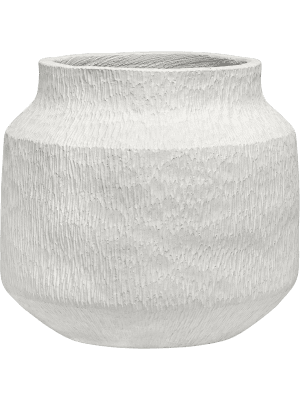 
                  
                    Organic Flow Mid L Cloud White, pot en fibrociment fait main
                  
                