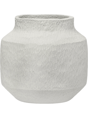 
                  
                    Organic Flow Mid S Cloud White, pot en fibrociment fait main
                  
                