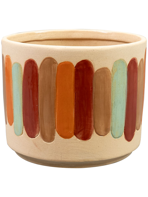 
                  
                    Pot Anna Ter Steege multicolore, hauteur 15 cm, diamètre 17 cm
                  
                