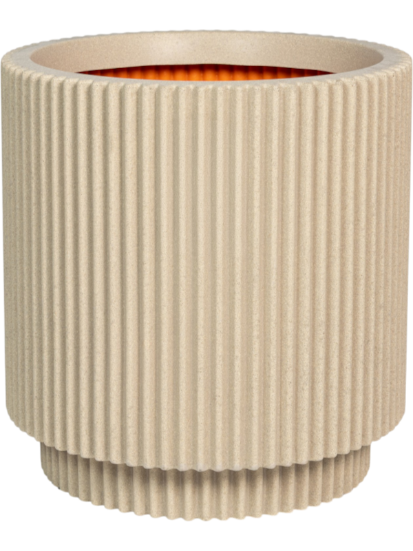
                  
                    Pot Capi Roots Groove Vase Cylinder pebble, finition striée, hauteur 46 cm, diamètre 43 cm, référence 6CAPGK012.
                  
                